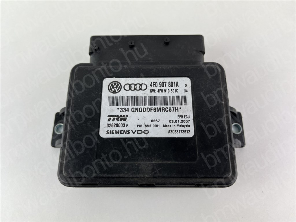 AUDI A6 C6 (4F2) Kézifék vezérlő modul (4F0907801A) 1. kép