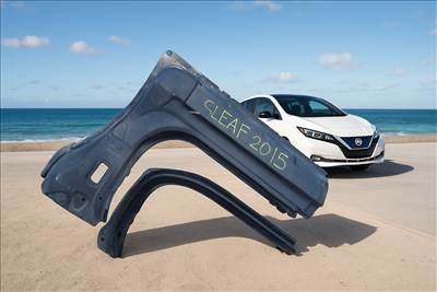 Nissan Leaf I jobb oldali küszöb B oszlop borítás 769133nf0b 769153nf0a