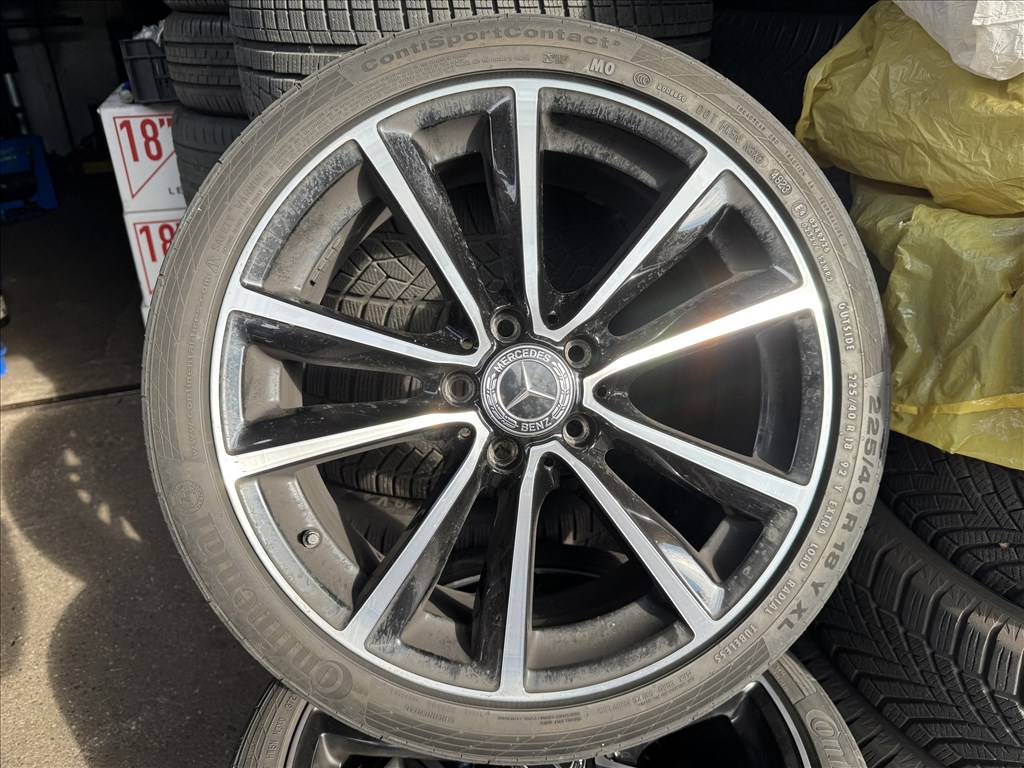 Mercedes Benz B-Klasse Avantgarde gyári 7,5X18-as 5X112-es ET52-es könnyüfém felni garnitura eladó 1. kép