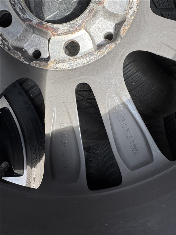 Mercedes Benz B-Klasse Avantgarde gyári 7,5X18-as 5X112-es ET52-es könnyüfém felni garnitura eladó 6. kép