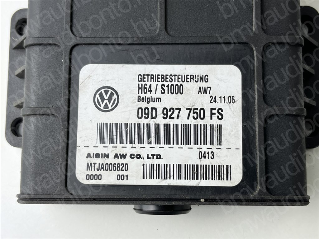 AUDI Q7 (4LB)  3.0 TDI quattro Automataváltó vezérlőegység/modul (09D927750FS) 2. kép