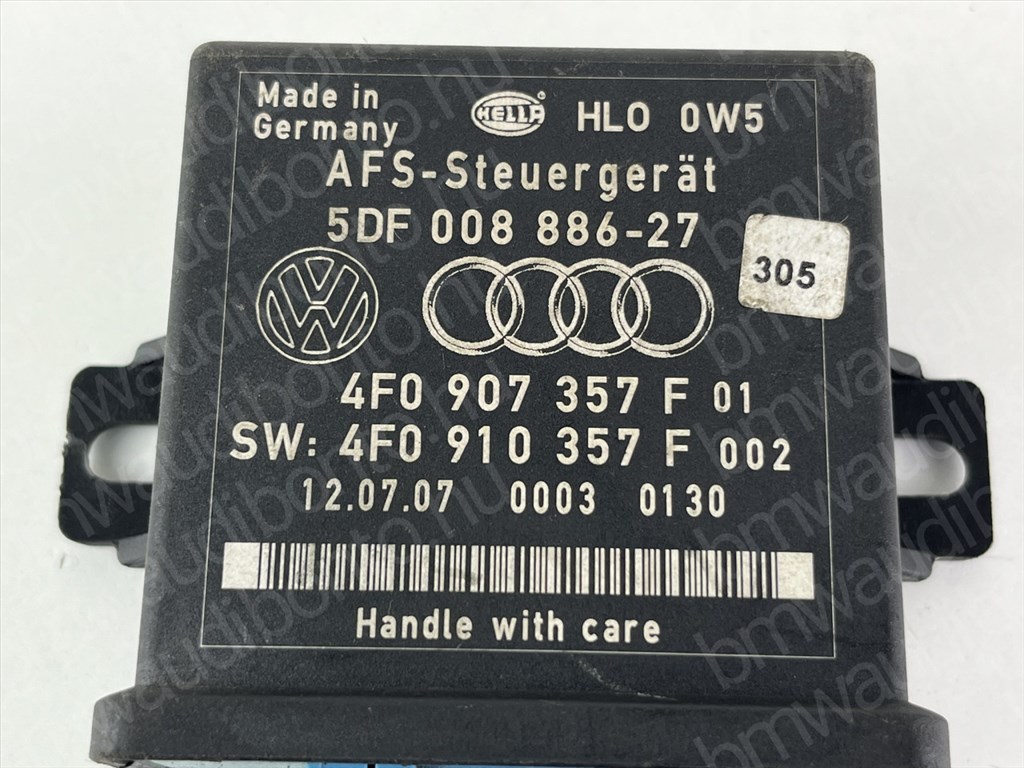 AUDI A6 C6 (4F2) Fényszóró Elektronika (4F0907357F) 2. kép