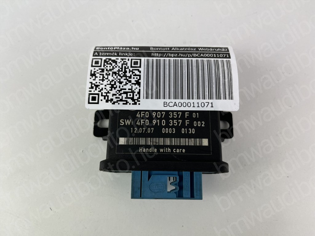 AUDI A6 C6 (4F2) Fényszóró Elektronika (4F0907357F) 3. kép