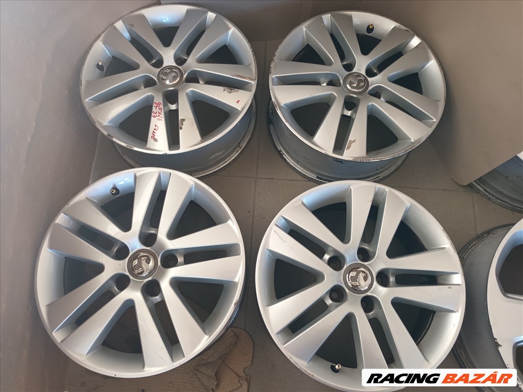 Opel h astra b meriva b zafira 5x110 lyukosztású 6,5JJ 16" használt gyari alufelni tkn 13 1. kép