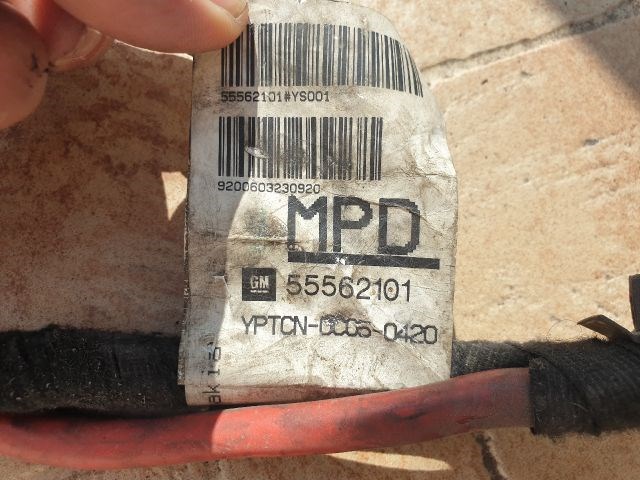 Opel Astra H 1.3 CDTI Akkumulátor kábelköteg Z13dth  55562101 3. kép