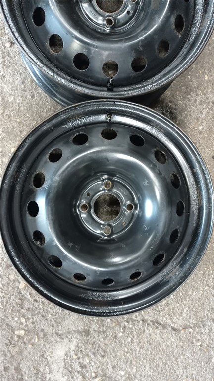  4x100 lyukosztású 6,5JJ 16" használt (gyári felni) lemezfelni 2. kép