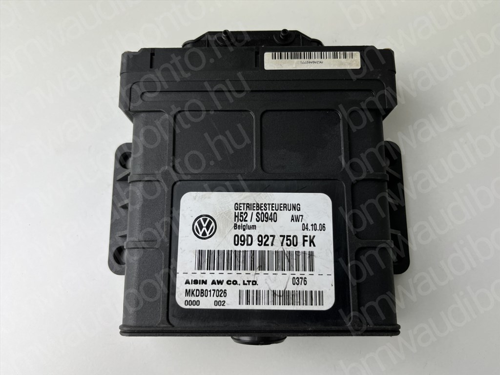 AUDI Q7 (4LB)  3.0 TDI quattro Automataváltó vezérlőegység/modul (09D927750FK) 1. kép