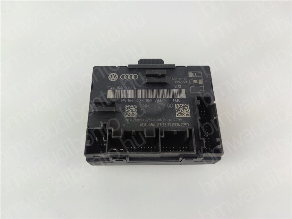 AUDI A6 C7 (4G2, 4GC) Bal első ajtó vezérlőegység/modul (4G8959793E) 1. kép