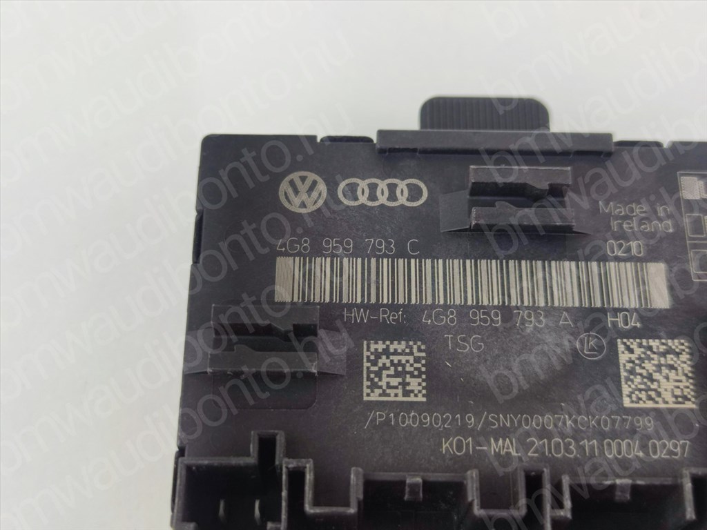 AUDI A6 C7 (4G2, 4GC) Bal első ajtó vezérlőegység/modul (4G8959793E) 2. kép