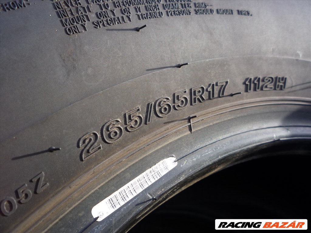 265/65R17 Bridgestone garnitúra teljesen újszerű állapotban eladó! 4. kép