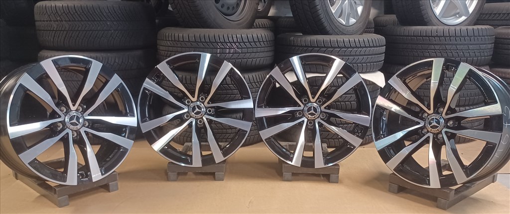 Gyári Mercedes W223 S klasse alufelnik 5x112 8,5x19 ET31,5 4db 6. kép