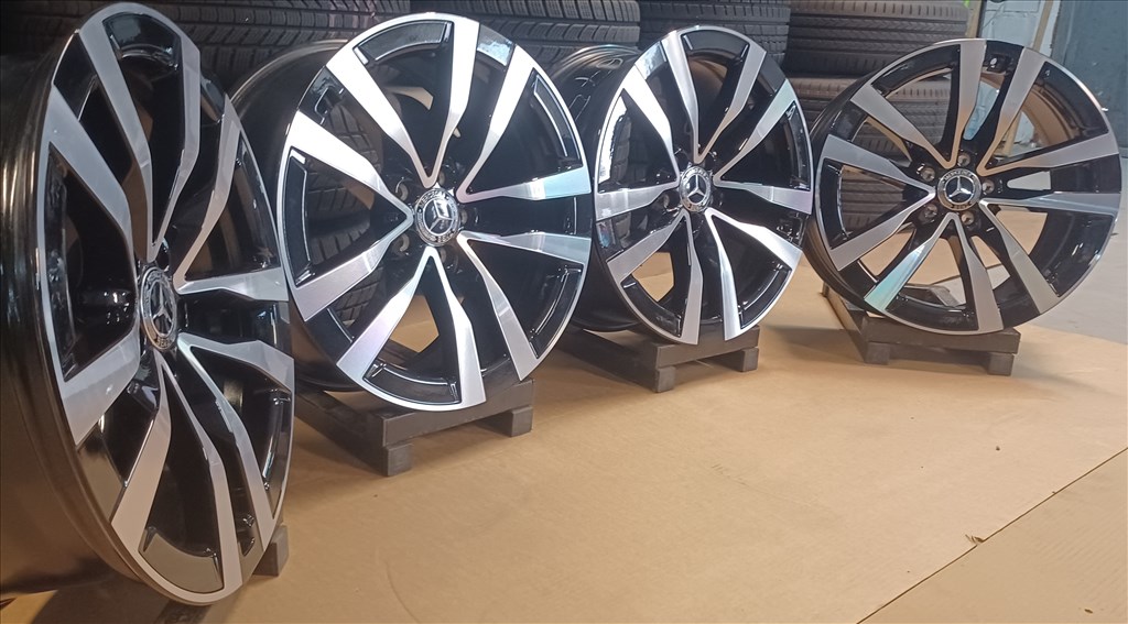 Gyári Mercedes W223 S klasse alufelnik 5x112 8,5x19 ET31,5 4db 7. kép