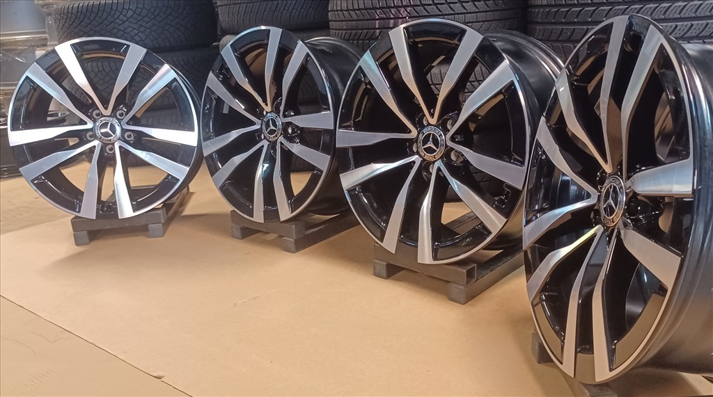 Gyári Mercedes W223 S klasse alufelnik 5x112 8,5x19 ET31,5 4db 8. kép