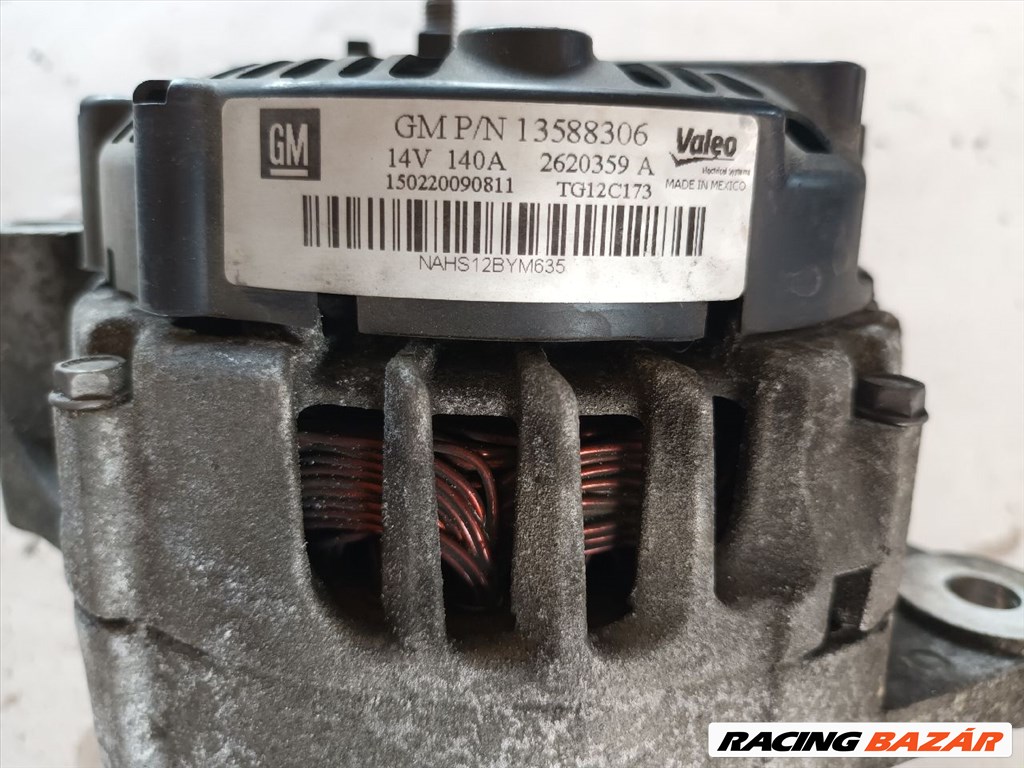 Opel Astra J 2.0 CDTI Generátor 4002 ,  13588306 3. kép
