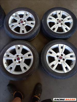  Fiat Doblo 4x98-as 6x16" újszerű (gyári felni) alufelni 195/55 használt Bridgestone nyári gumi sxx2
