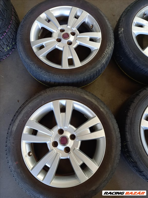  Fiat Doblo 4x98-as 6x16" újszerű (gyári felni) alufelni 195/55 használt Bridgestone nyári gumi sxx2 2. kép