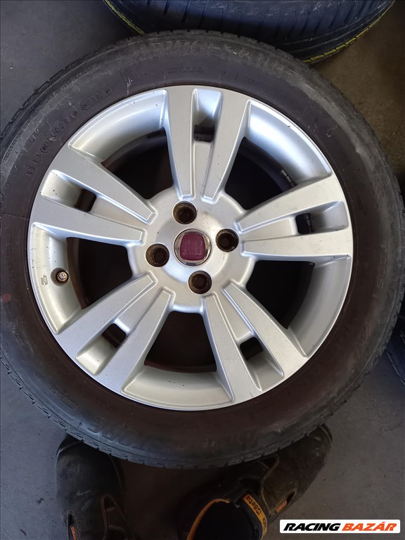  Fiat Doblo 4x98-as 6x16" újszerű (gyári felni) alufelni 195/55 használt Bridgestone nyári gumi sxx2 3. kép