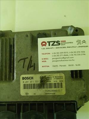 Renault Trafic II, Opel Vivaro B Motorvezérlő  0281011531