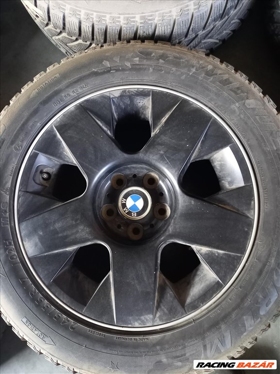 7-es BMW E65/ E66 5x120-as 8x17  (gyári felni) alufelni, 245/55 használt Dunlop téli gumi sxx3 6. kép