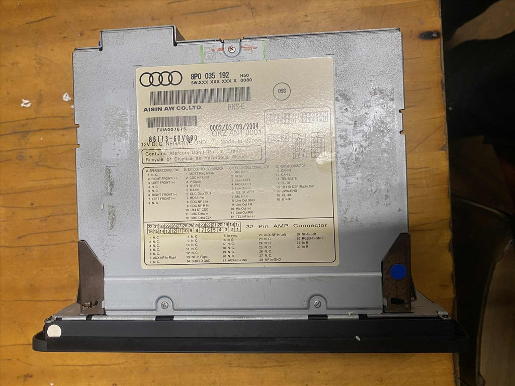 Audi A3 (8P) Rádió,navigáció  8p0035192 2. kép