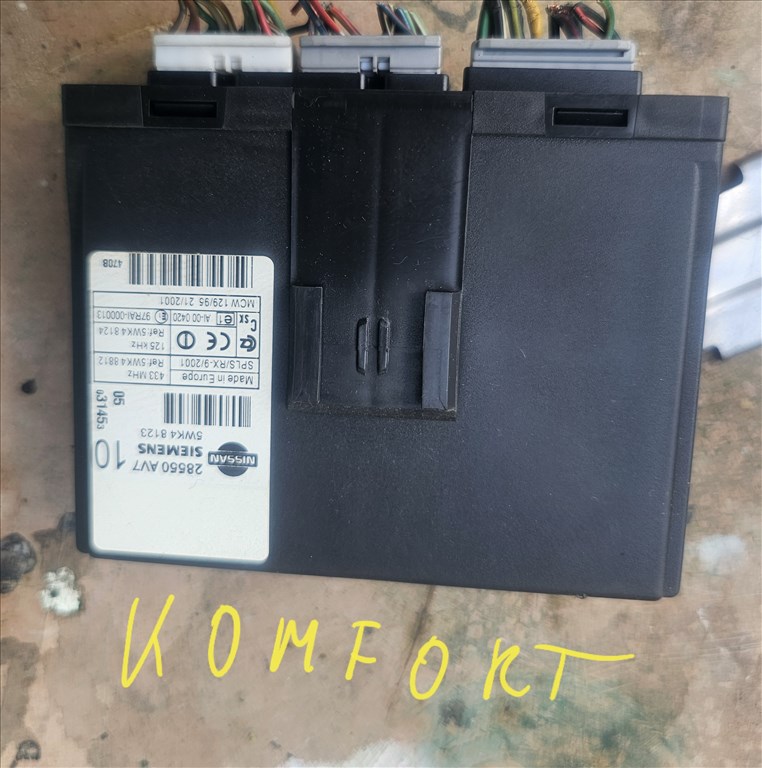 Nissan Primera III Komfort Modul panel  2. kép