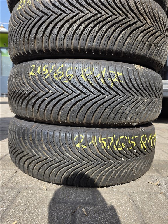  215/6517" újszerű Michelin Alpin5 téli gumi  2. kép