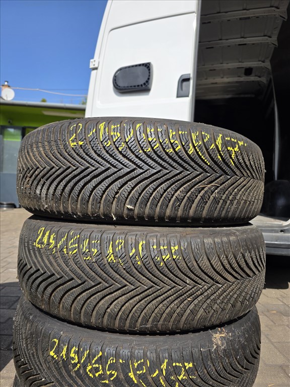  215/6517" újszerű Michelin Alpin5 téli gumi  3. kép