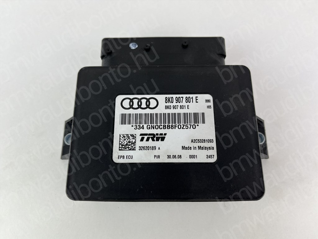 AUDI A4 B8 (8K2) Kézifék vezérlő modul (8K0907801E, 8K0907801H, 8K0907801C, 8K0907801F, 8K0907801G) 1. kép