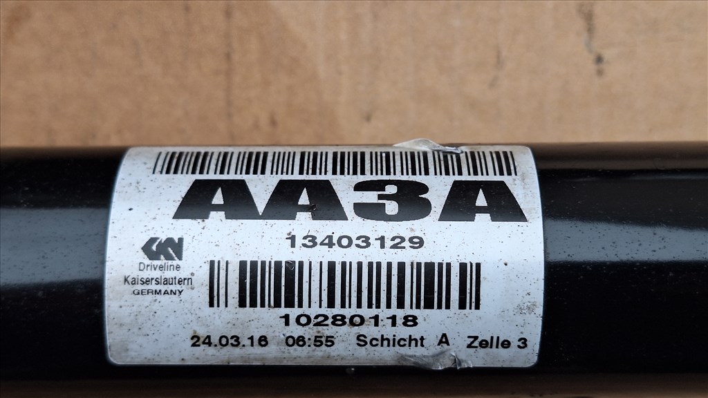 Opel Astra K B16DTE féltengely 4. kép