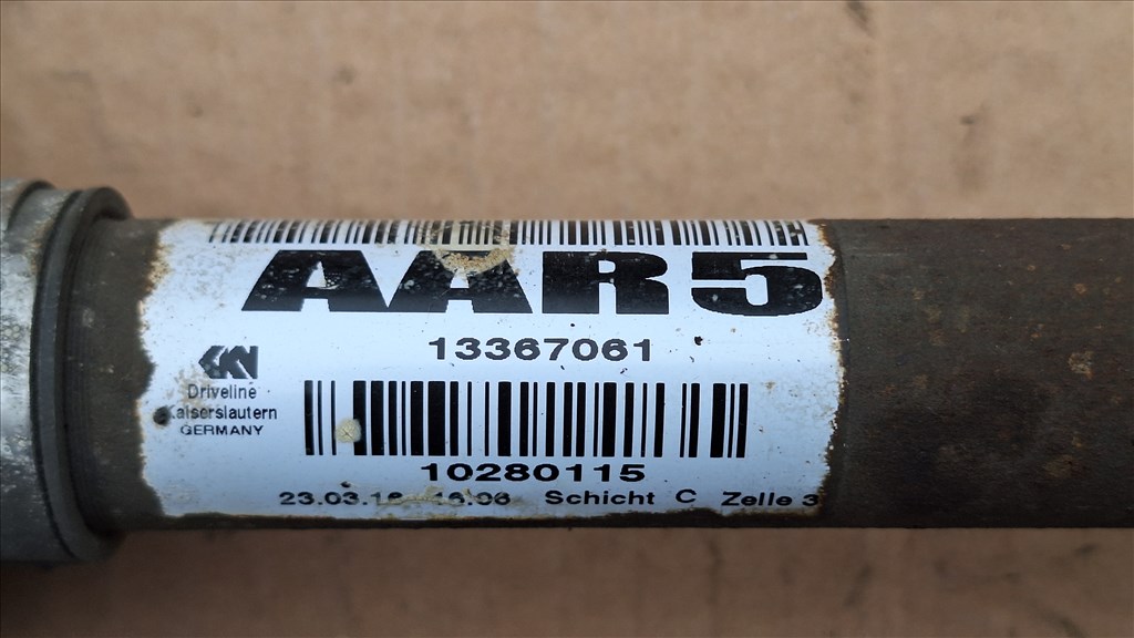 Opel Astra K B16DTE féltengely 5. kép