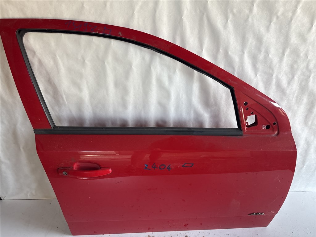 13197 Opel Astra H Jobb első Ajtó   Piros  1. kép