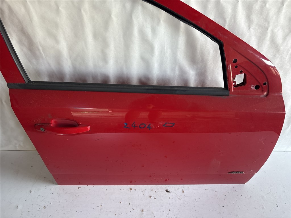 13197 Opel Astra H Jobb első Ajtó   Piros  3. kép