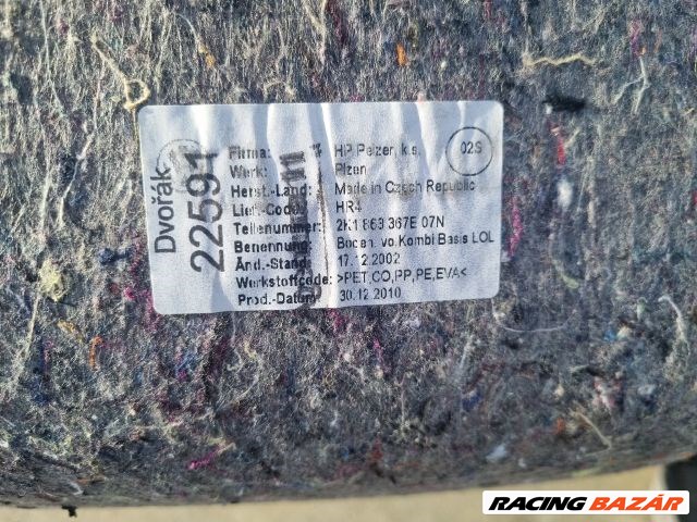 Volkswagen Caddy III Padlószőnyeg 7696 2k1863367e 6. kép