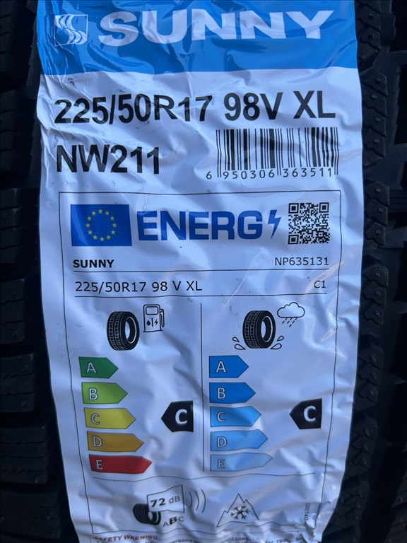 4db 225/50×17″ Sunny téli új gumiabroncs. (3691388) 2. kép