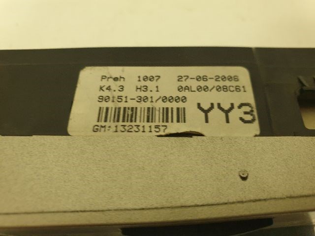 Opel Astra H, Opel Zafira B Fűtéskapcsoló AUTOMATA  13231157 3. kép