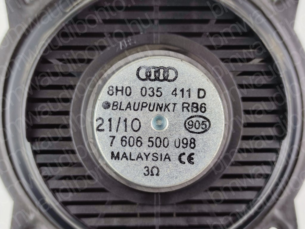 AUDI A3 Sportback (8PA) Hátsó ajtó hangszóró (pozíciófüggetlen) (8H0035411) 2. kép