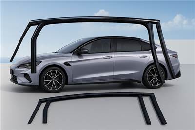 BYD Seal ablak szigetelés, szigetelő profil ekea6207114