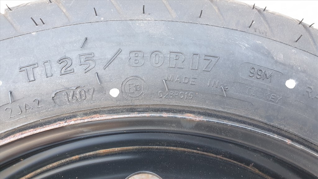 511683 Audi A4, 2006, Pótkerék, Mankókerék. 5X112X17, Agy: 57,1. 8E0601027C 4. kép