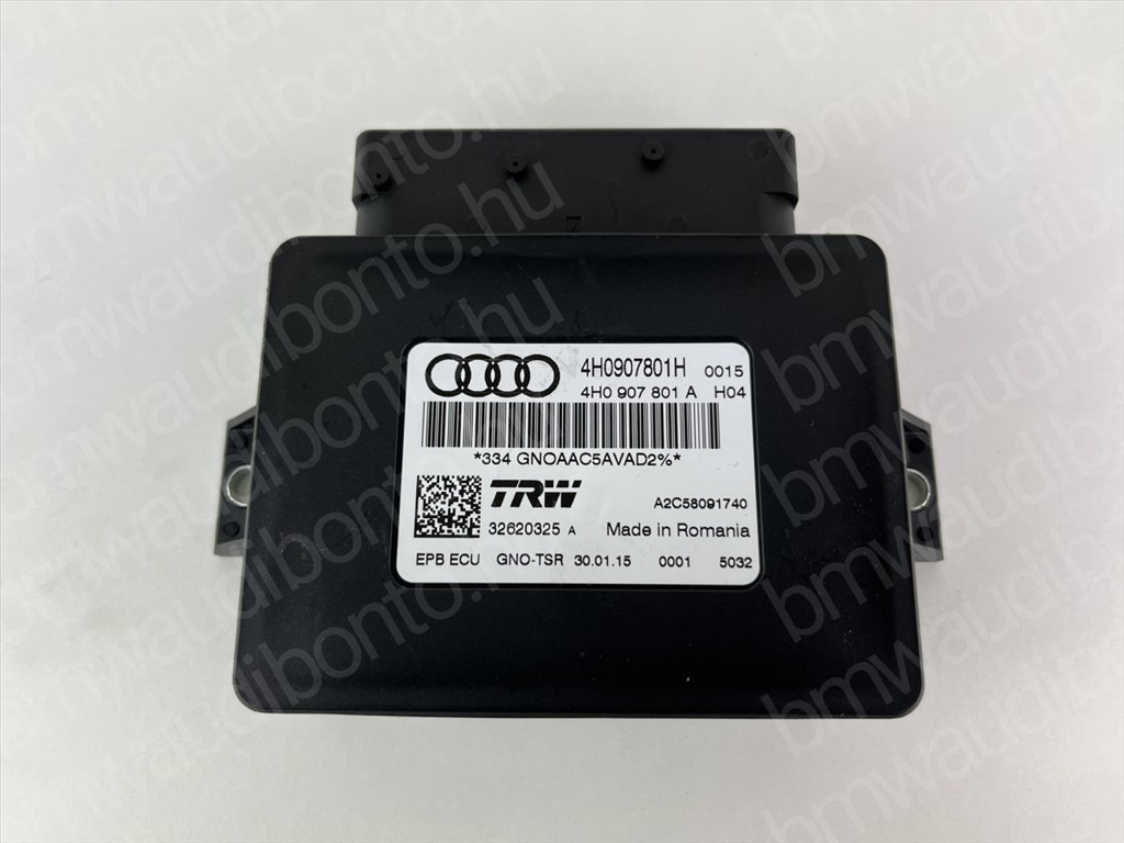 AUDI A6 C7 (4G2, 4GC) Kézifék vezérlő modul (4H0907801H, 4H0907801G, 4H0907801F, 4H0907801L) 1. kép