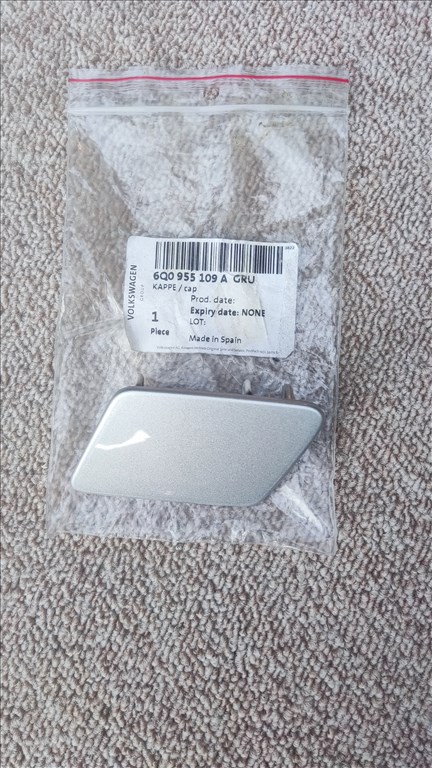Volkswagen Polo IV bal fényszóró mosó fedél  6q9955109a 1. kép