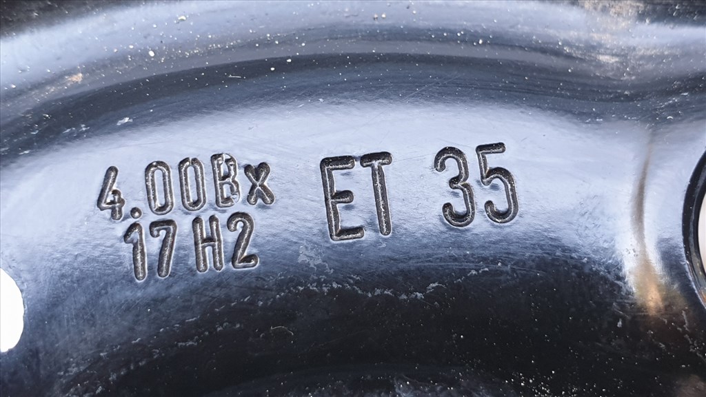 511682 Audi A6, 2006, Pótkerék, Mankókerék. 5X112X17, Agy: 57,1. 8E0601027C 3. kép