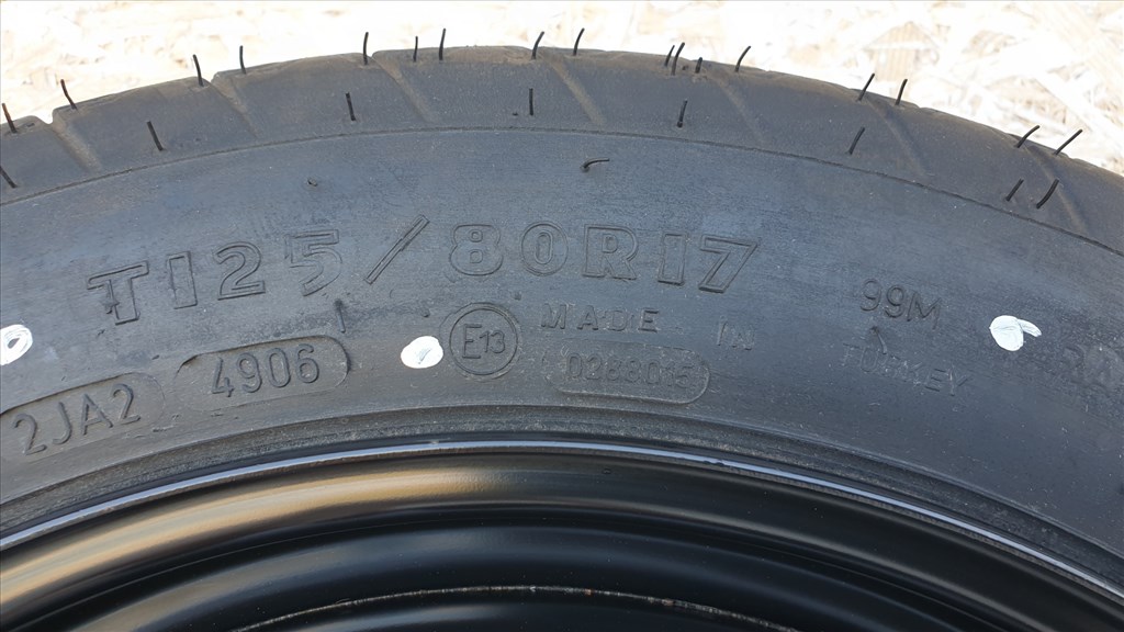 511682 Audi A6, 2006, Pótkerék, Mankókerék. 5X112X17, Agy: 57,1. 8E0601027C 5. kép