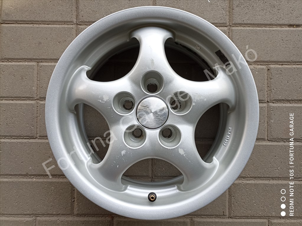 5x100 14" Alutec Java használt alufelni garnitúra 4. kép