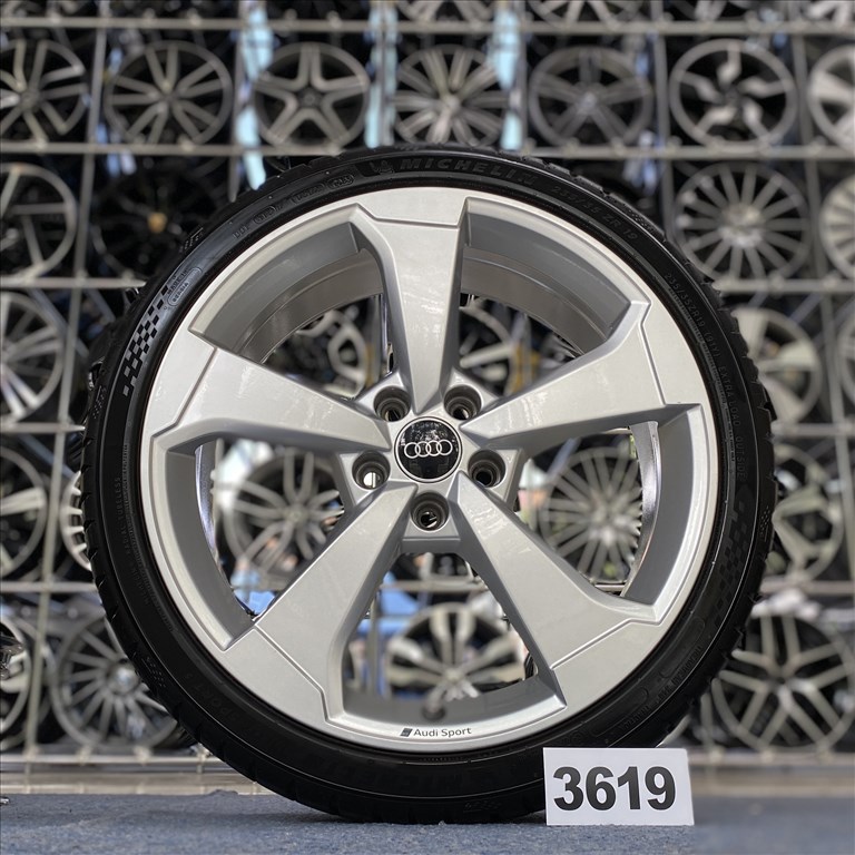 (3619) Audi 19 gyári alufelni felni, 5x112, 235/35 nyári gumi, A3 S3 1. kép