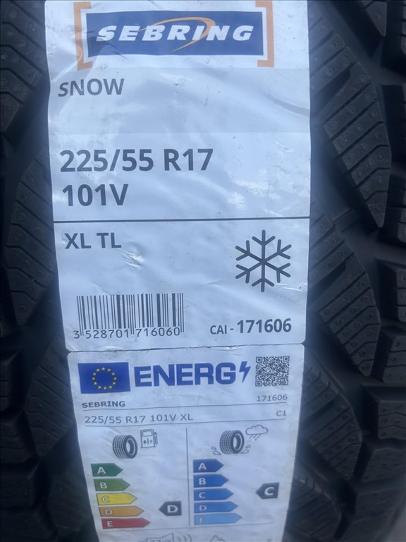4db 225/55×17″ Sebring téli új gumiabroncs. (3691340) 2. kép