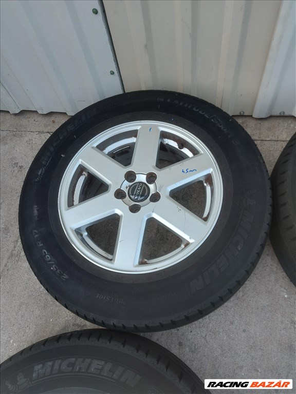  5x108 lyukosztású 17" használt alufelni, rajta 235/65 használt Michelin nyári gumi 2821 3. kép
