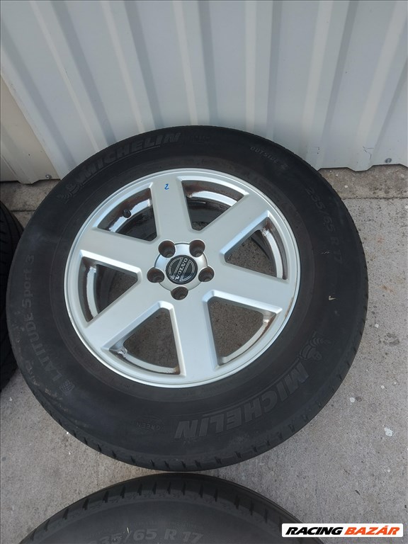  5x108 lyukosztású 17" használt alufelni, rajta 235/65 használt Michelin nyári gumi 2821 4. kép