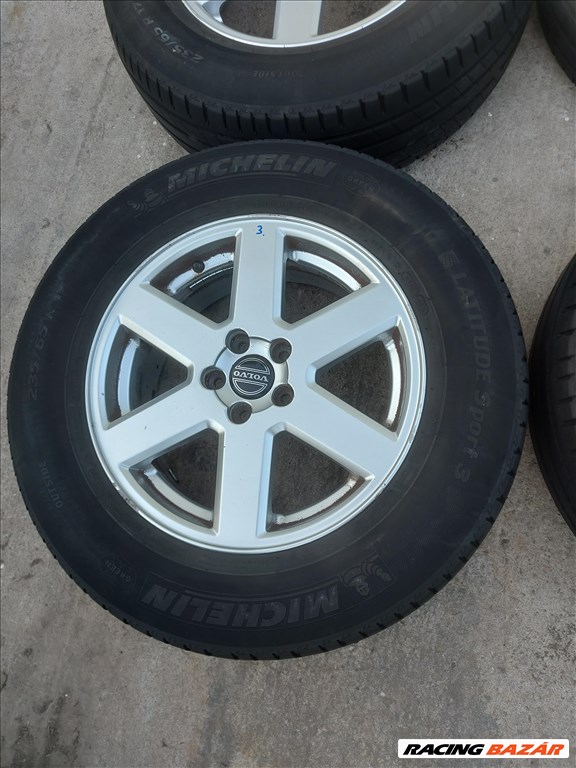  5x108 lyukosztású 17" használt alufelni, rajta 235/65 használt Michelin nyári gumi 2821 5. kép
