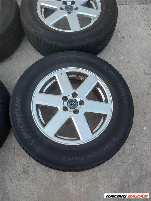 5x108 lyukosztású 17" használt alufelni, rajta 235/65 használt Michelin nyári gumi 2821 6. kép