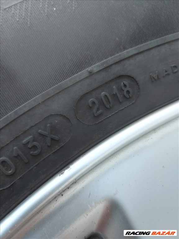  5x108 lyukosztású 17" használt alufelni, rajta 235/65 használt Michelin nyári gumi 2821 8. kép